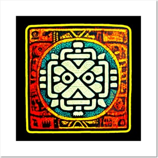 Mayan Art Symbol Posters and Art